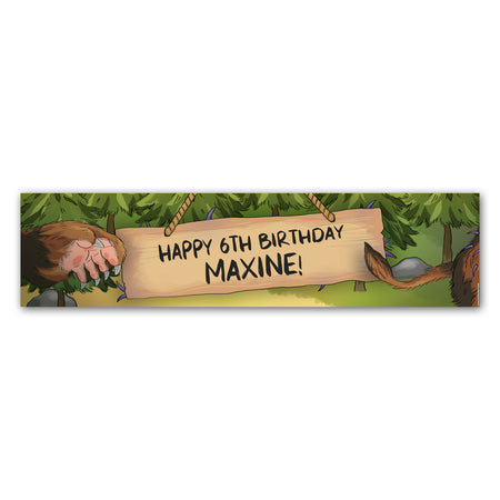 Walk in the Woods Personalised Banner Decoration - 1.2m