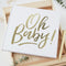 Gold Foiled Oh Baby! Guest Book