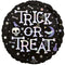 Trick or Treat Halloween Broomstick Foil Balloon - 18