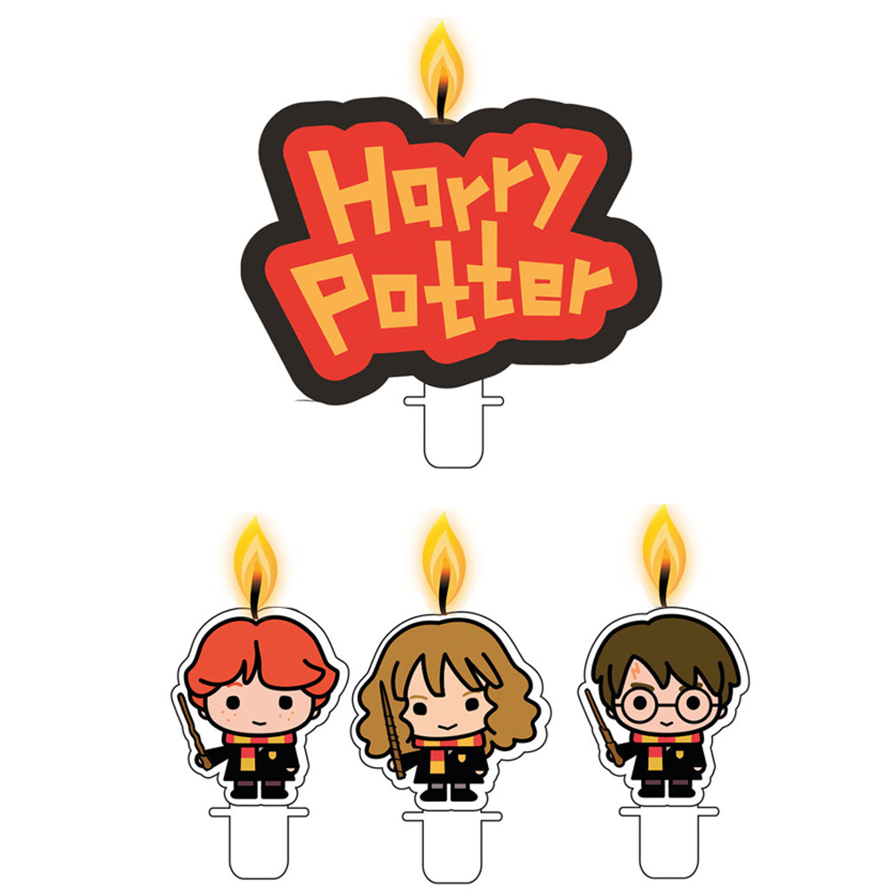 Harry Potter Cake Candles - 4 Pieces