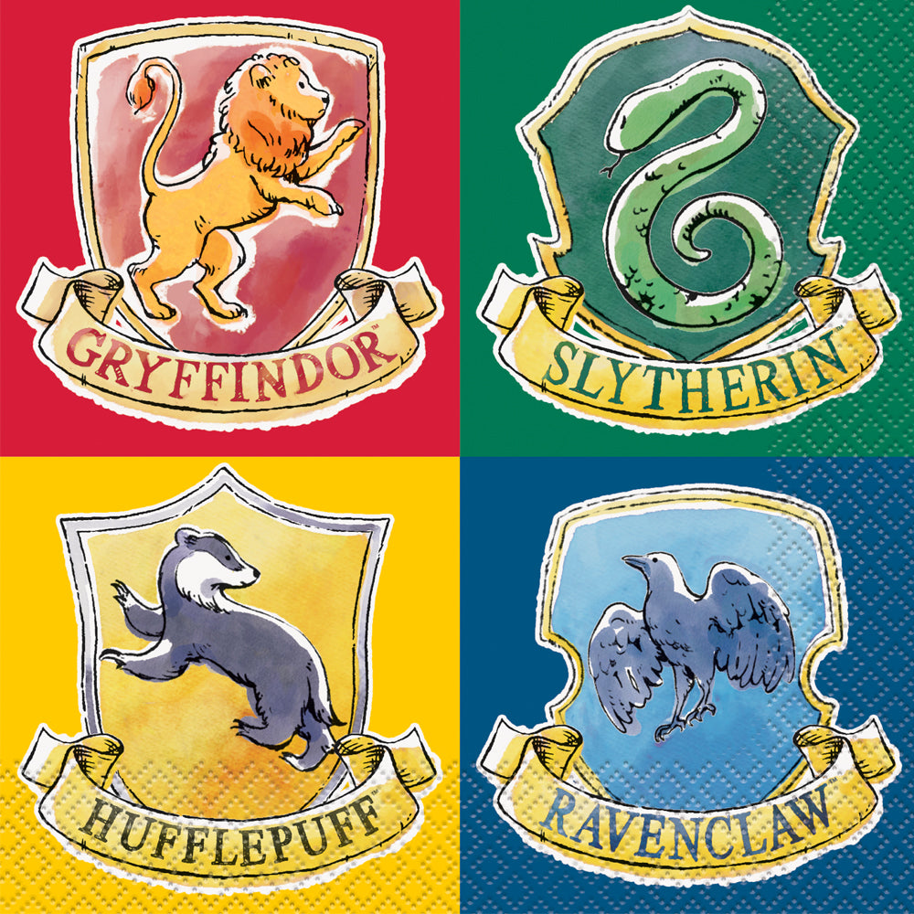 Official Harry Potter Luncheon Napkins - Pack of 16