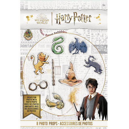 Official Harry Potter Photo Booth Props - Pack of 8