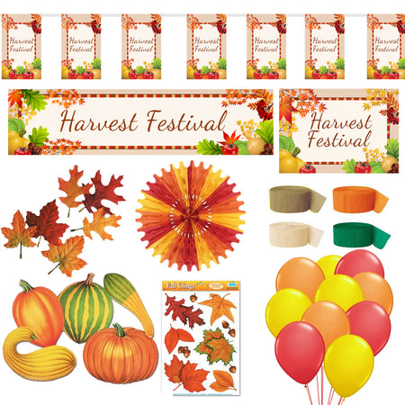 Harvest Festival Decoration Party Pack