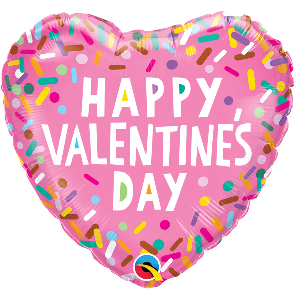 Valentine's Sprinkles Foil Balloon - 18"