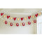 Valentines Hearts & XOXO Garlands - 2 Strings - 2m