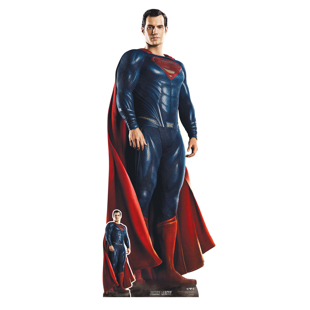 Superman Henry Cavill Cape Lifesize Cardboard Cutout With Mini Cutout