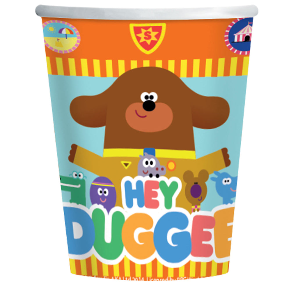 Hey Duggee Paper Cups - 250ml - Pack of 8