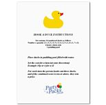 Hook-a-Duck Instructions Sheet - Free Download