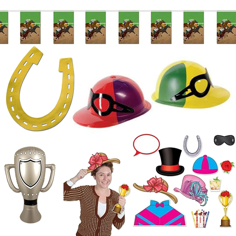 Horse Racing Fancy Dress and Decoration Party Pack