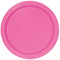 Hot Pink Paper Plates - Each - 9