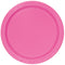 Hot Pink Paper Plates - Each - 9