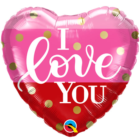 I Love You Foil Balloon - 18