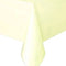 Vanilla Cream (Ivory) Plastic Tablecloth