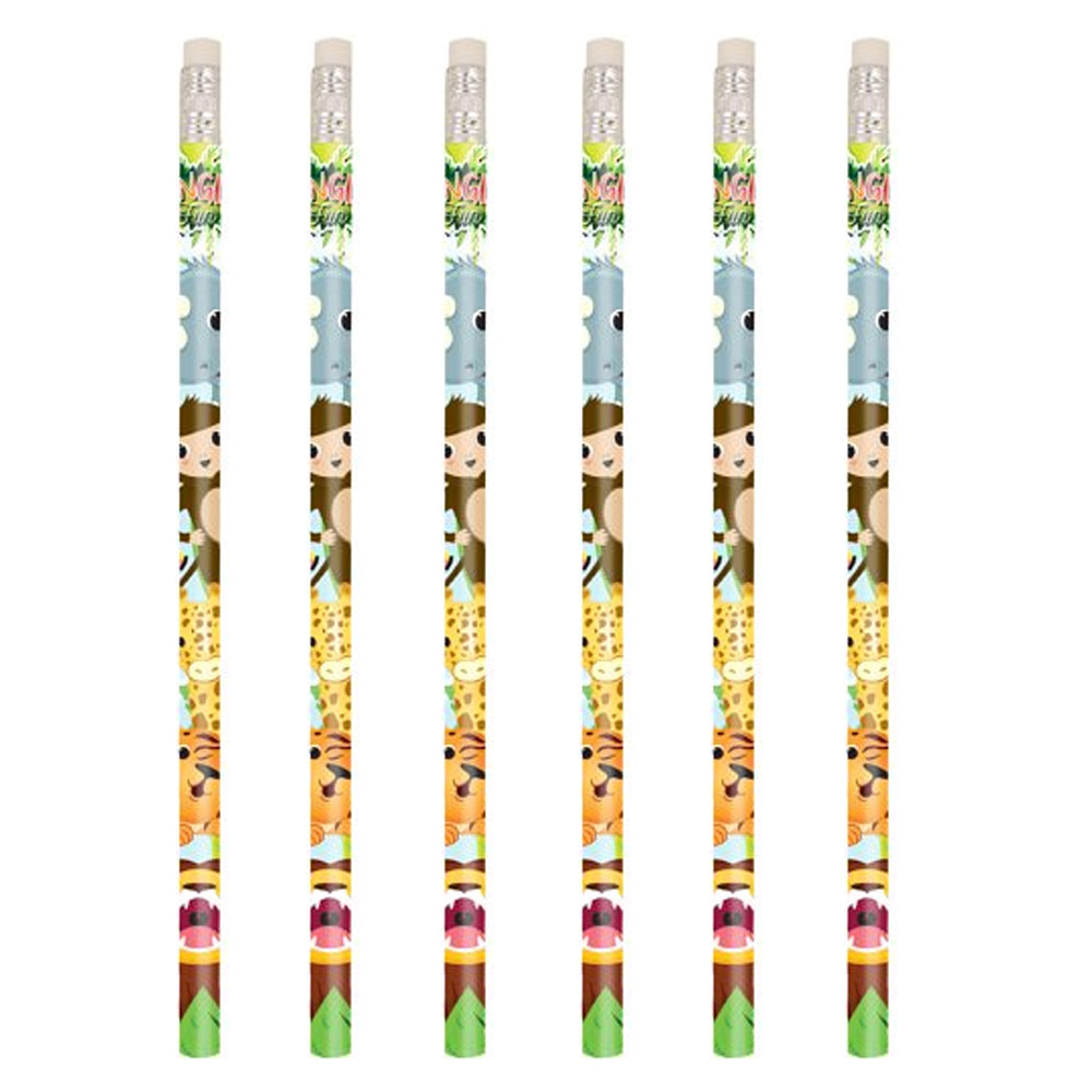 Jungle Pencils - Pack of 6