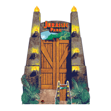 Jurassic Park Entrance Sign - 131cm x 92cm