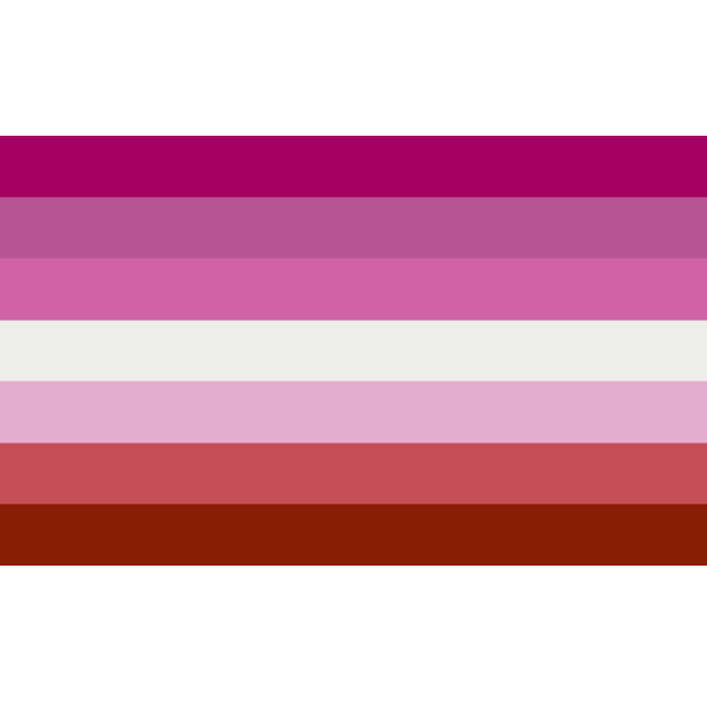 Lesbian Pride Polyester Fabric Flag 5ft x 3ft