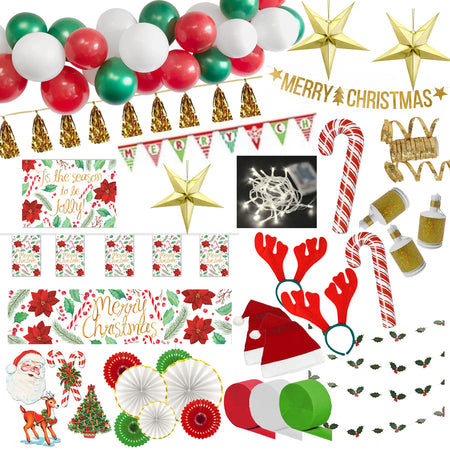 Christmas Party Large Decoration and Novelty Pack