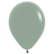 Pastel Dusk Laurel Green Latex Balloons - Pack of 50 - 12