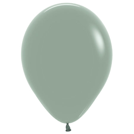 Pastel Dusk Laurel Green Mini Latex Balloons - Pack of 10 - 5