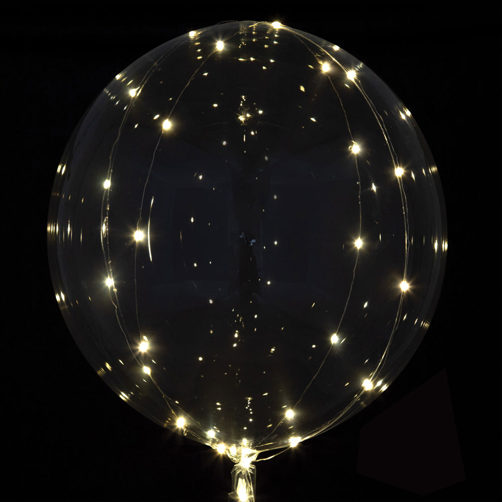 White LED Balloons - 18"