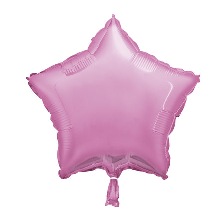 Pastel pink star foil balloon 19
