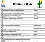 Mexican quiz