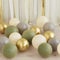 Gold Chrome, Olive Green, Grey and Nude Balloon Mosaic Pack - Pack of 40