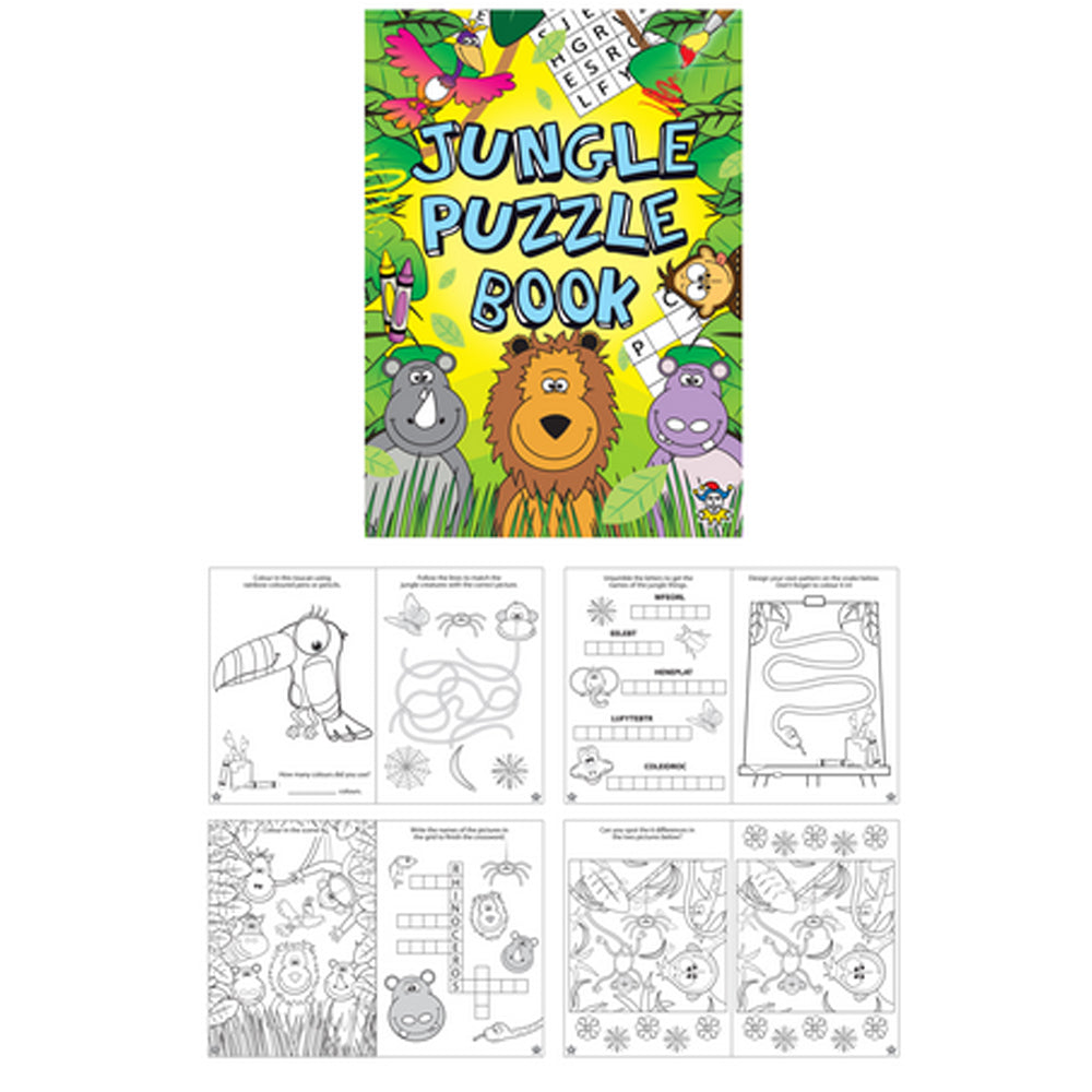 Mini Jungle Puzzle Books - Each