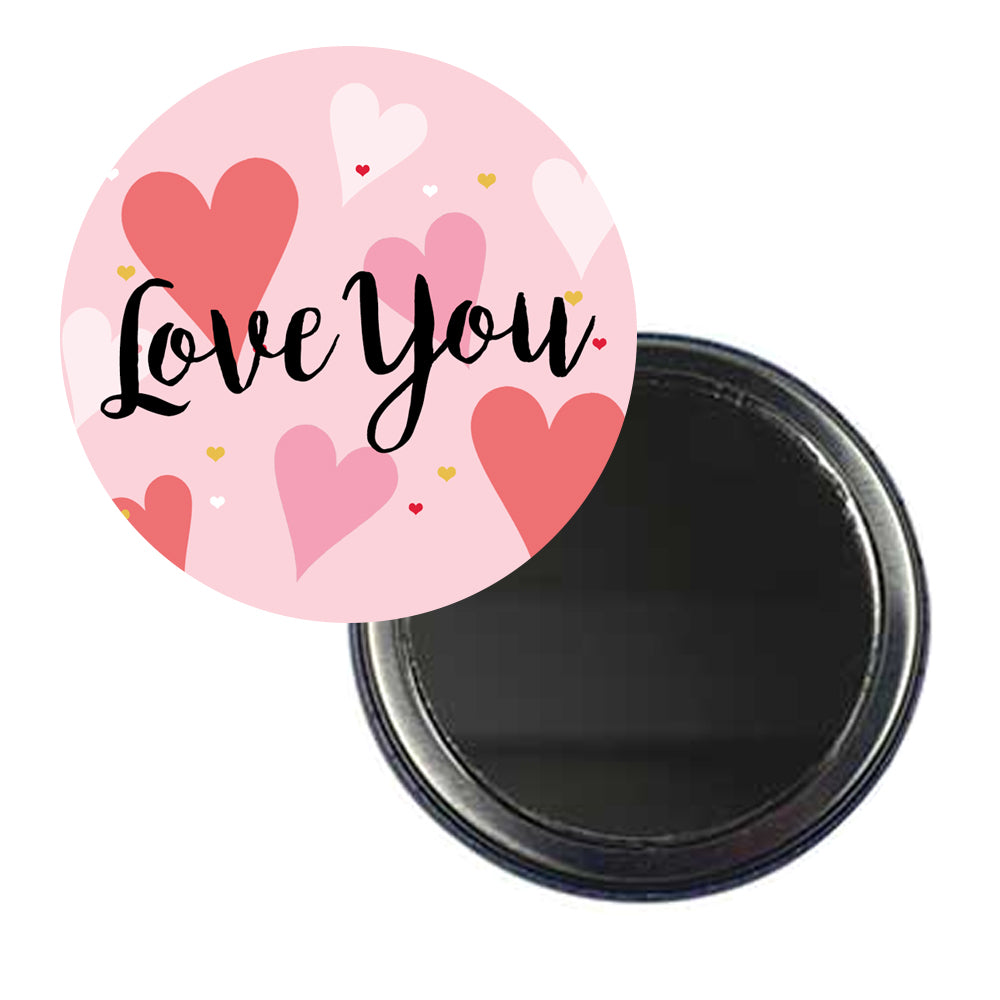 'Love You' Valentine's Day Pocket Mirror