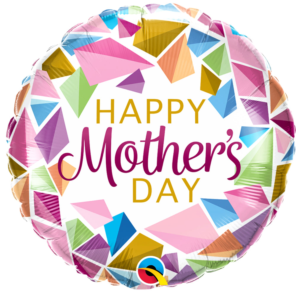 Mother's Day Colourful Gems Foil Balloon - 18"