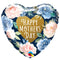 Mother's Day Pink and Blue Roses Balloon - 18