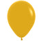 Mustard Yellow Latex Balloons - 12