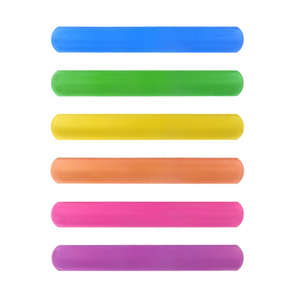 Neon Snap Bracelets - Each - 6 Assorted Colours