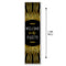 New Year's Eve Gold Welcome to the Party Portrait Wall & Door Banner Decoration - 1.2m