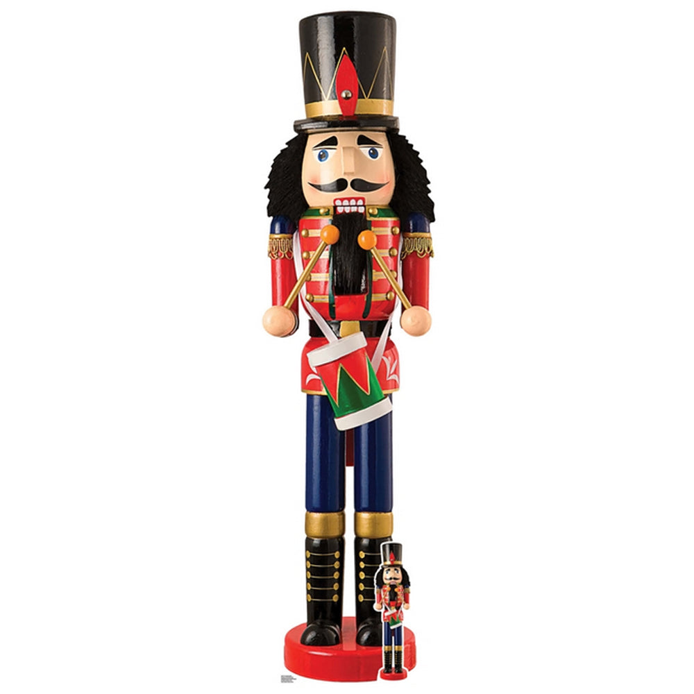 Christmas Nutcracker Lifesize Cutout With FREE Mini Cutout - 1.94m