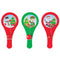 Assorted Christmas Mini Paddle Bat - Each