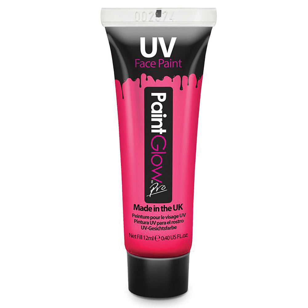 Bright Pink UV Neon Face And Body Paint- 10ml