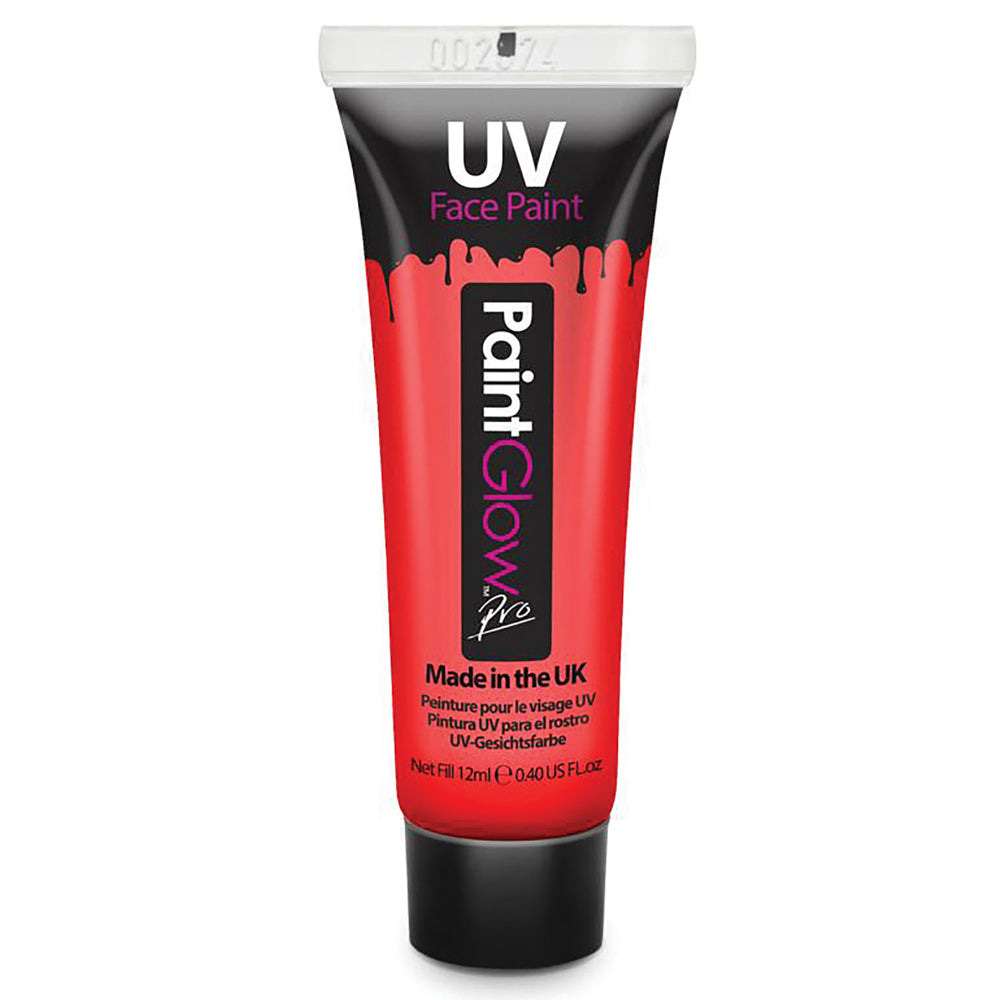 Red UV Neon Face And Body Paint- 10ml