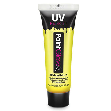 Yellow UV Neon Face And Body Paint- 10ml