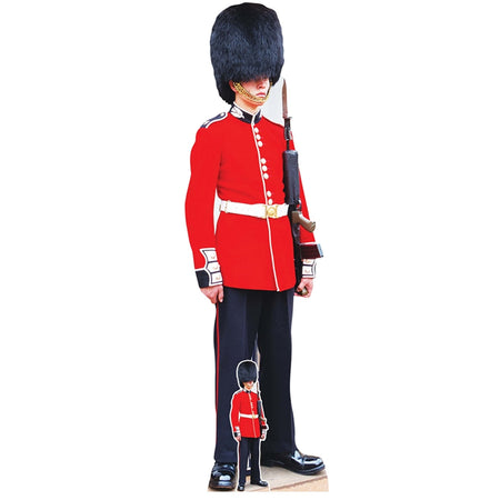 Buckingham Palace Guard Lifesize Carboard Cutout with Mini Cutout - 1.97m x 57cm