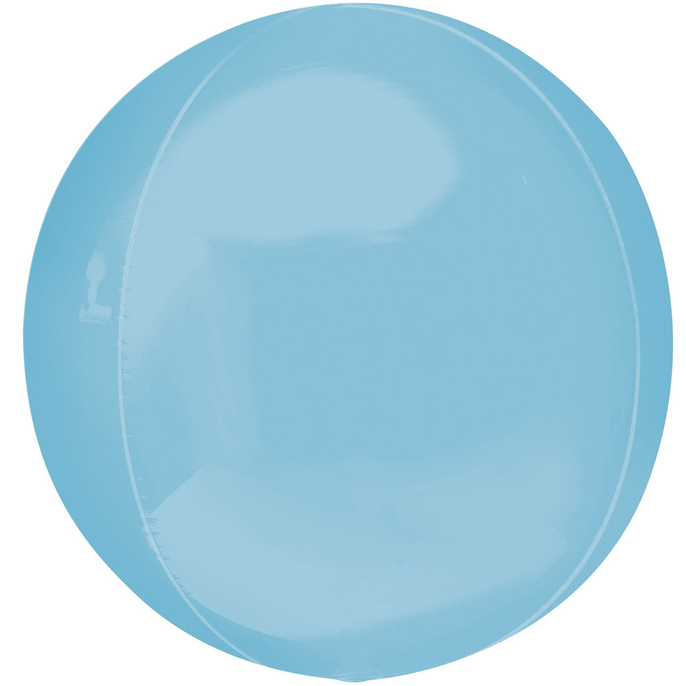 Pastel Blue Orb Foil Balloon - 16"
