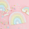 Pastel Rainbow Shaped Paper Napkins - 17cm - Pack of 16
