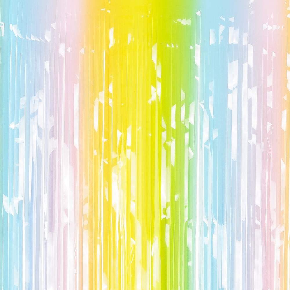 Rainbow Party Curtain - 100 x 195cm