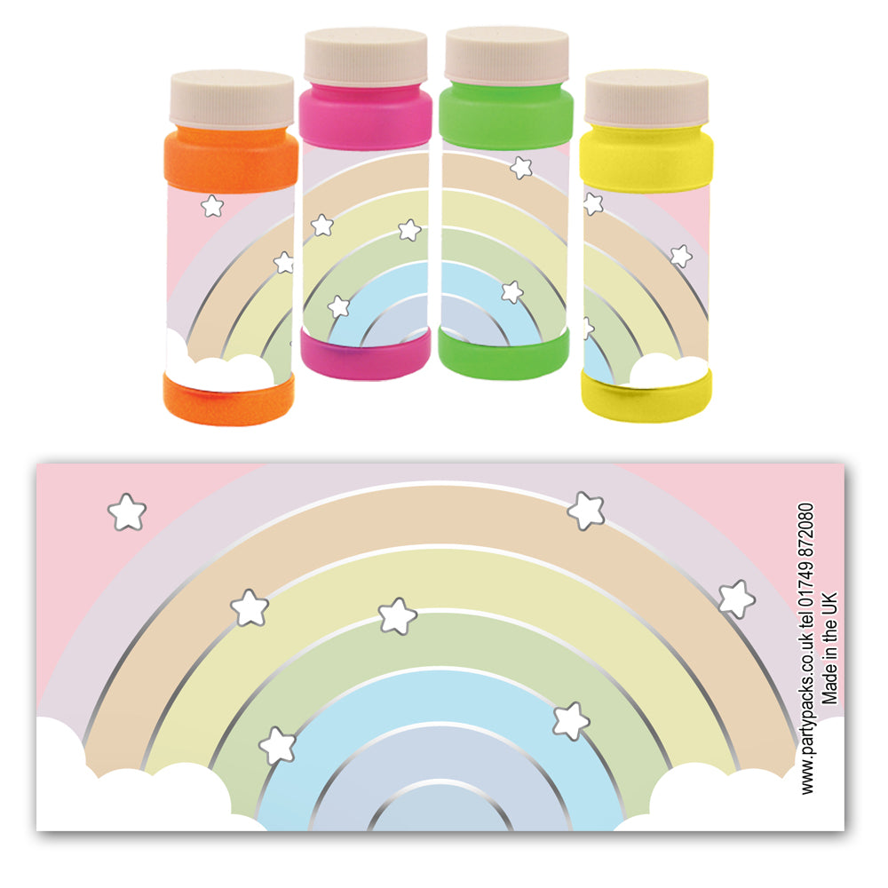 Pastel Rainbow Bubbles - Pack of 8