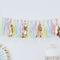 Pastel and Gold Tassel Garland - 16 Tassels