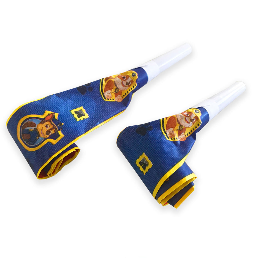 Paw Patrol Noisemaker Blowout Trumpets - Pack of 8