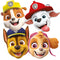 Paw Patrol Card Masks - Pack of 6