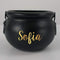 Personalised Black Plastic Cauldron - 10.5cm