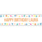 Colourful Stars Personalised Party Banner - 1.2m