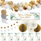 Personalised White and Gold Botanical Decoration Party Pack